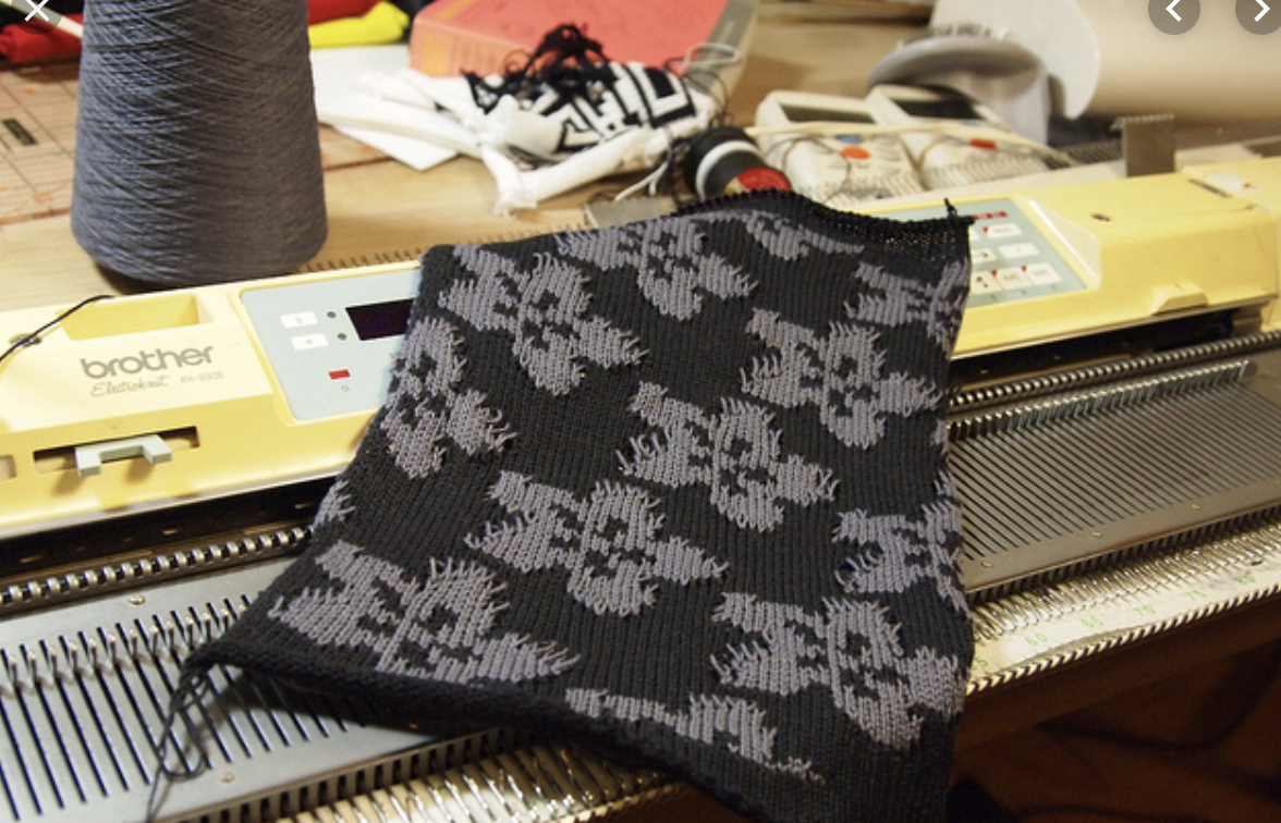 Brother Knitting machine patterning